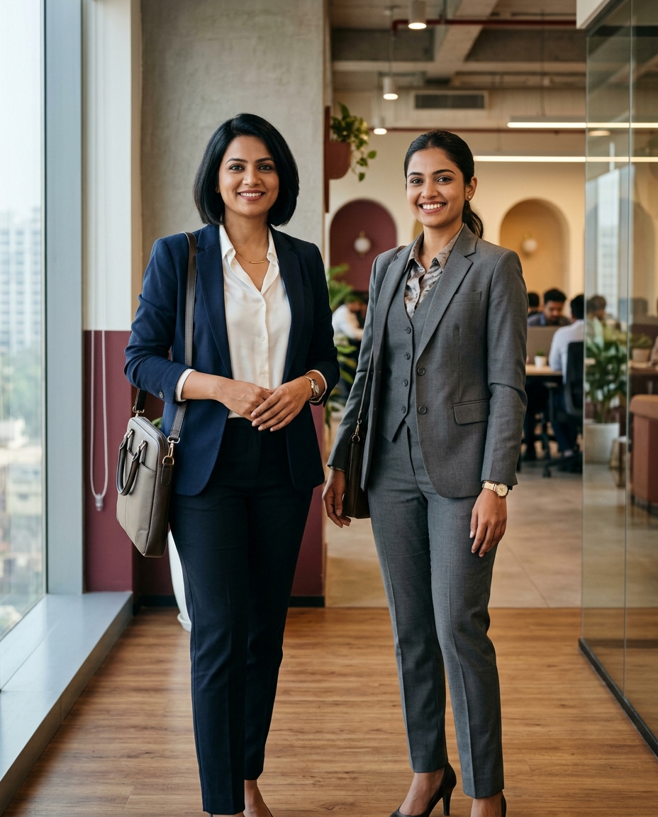 Professional team in a corporate office